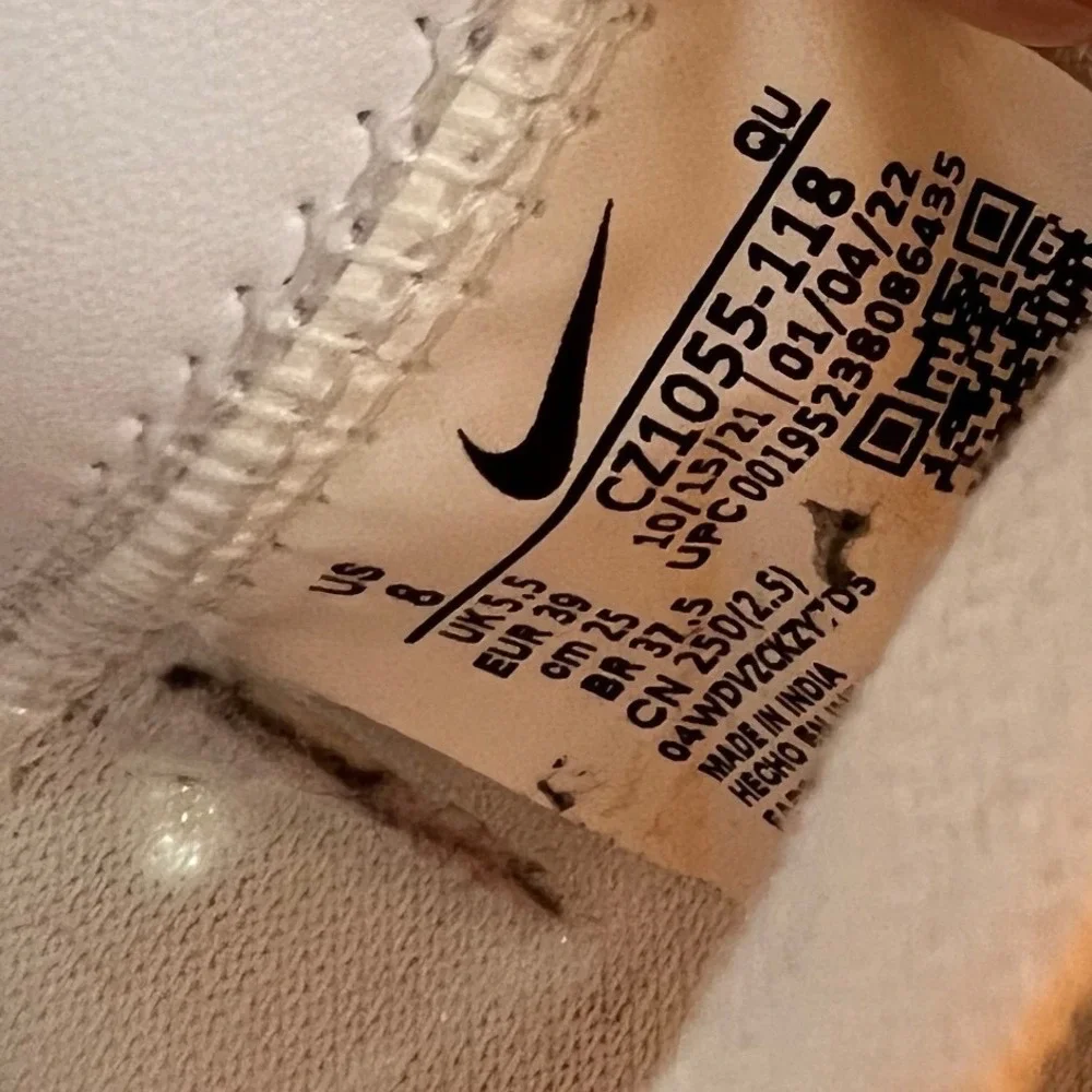 Nike Blazer Mid 77 Vintage White Oxford Pink CZ1055-118 Womens 8 High Top